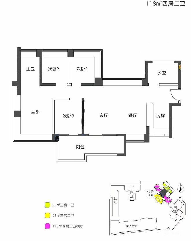 2024深圳卓越九珑(卓越九珑)官方网站楼盘详情-户型配套(图6)